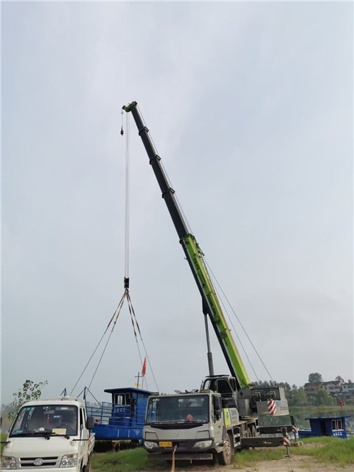 靖州桥梁建设吊装案例